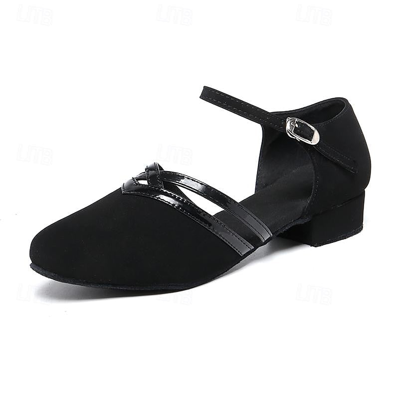 Buty taneczne damskie z paskiem