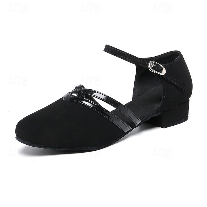 Buty taneczne damskie z paskiem