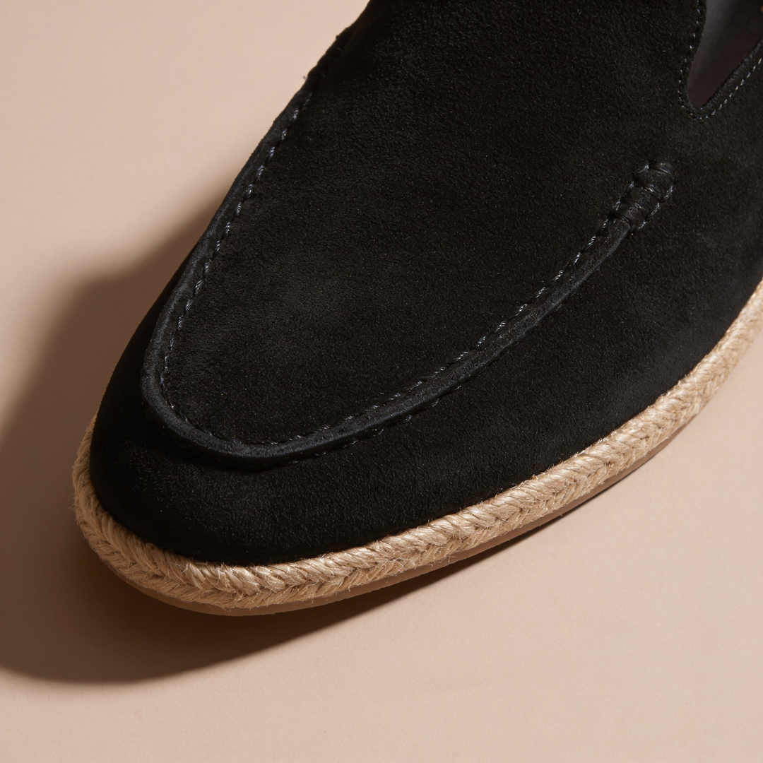 Mikołaj | Zamszowe Espadryle Męskie Casual
