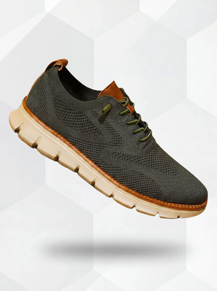 Damian | Męskie oddychające sneakersy zielone
