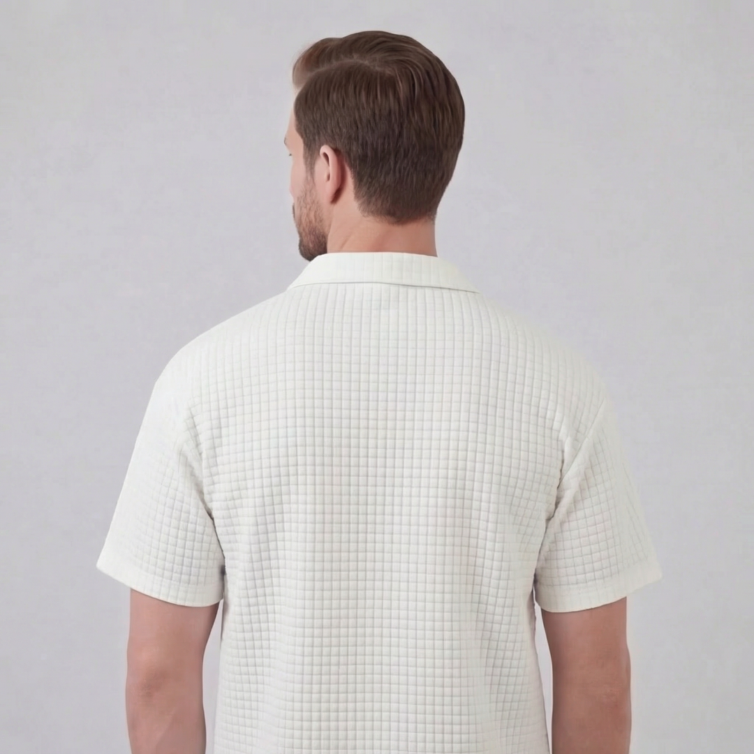 Maksymilian | Letni Komplet Polo Waffle Fusion