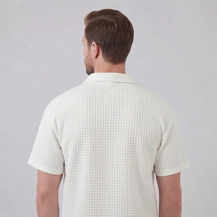 Maksymilian | Letni Komplet Polo Waffle Fusion