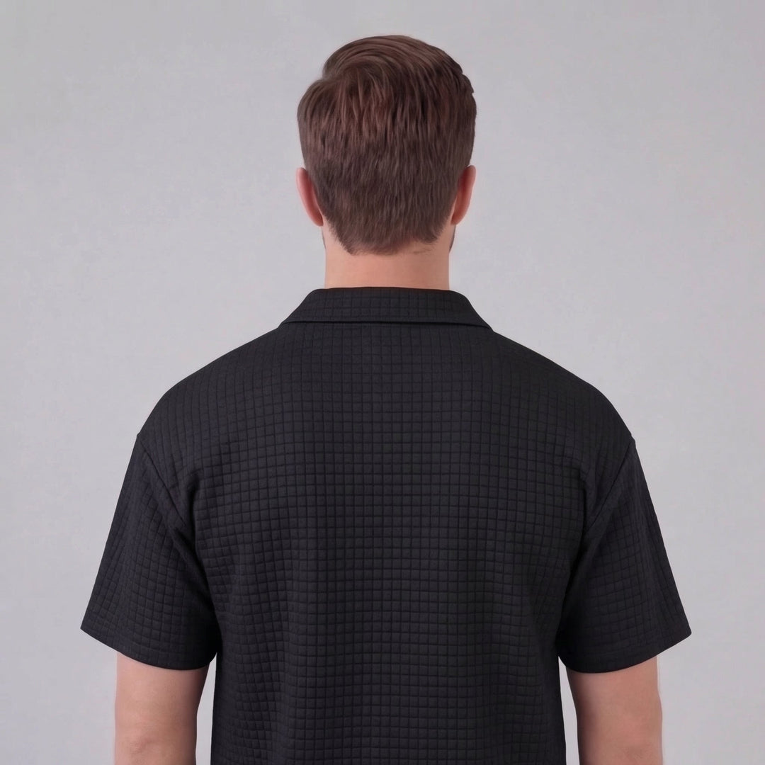 Maksymilian | Letni Komplet Polo Waffle Fusion