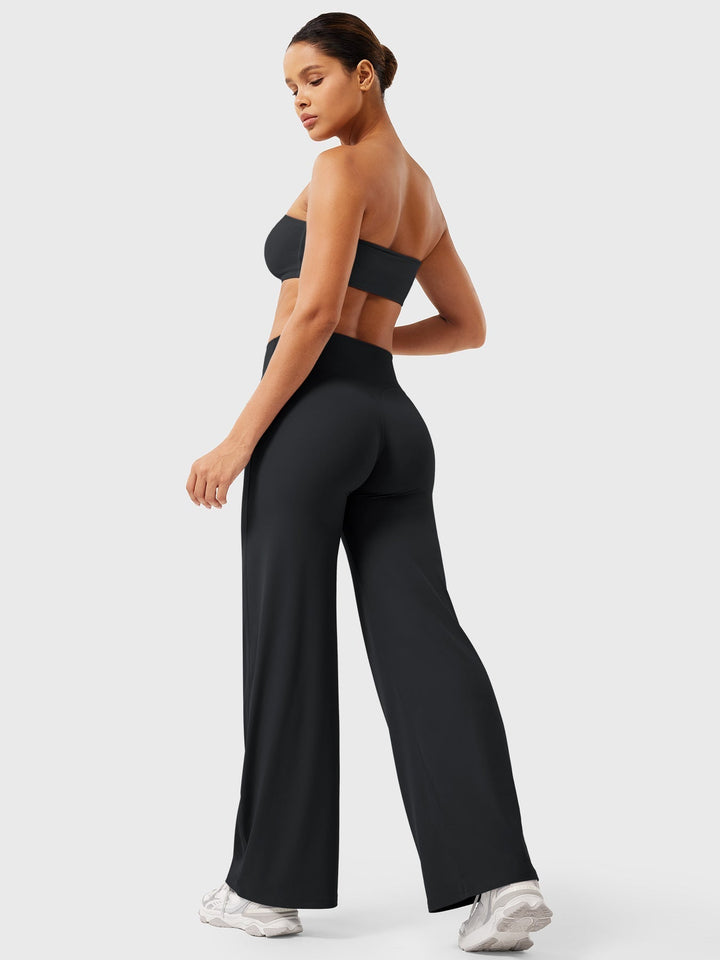 Natasza | Damskie spodnie yoga wide leg