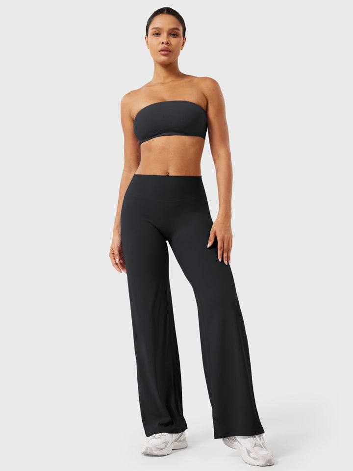 Natasza | Damskie spodnie yoga wide leg